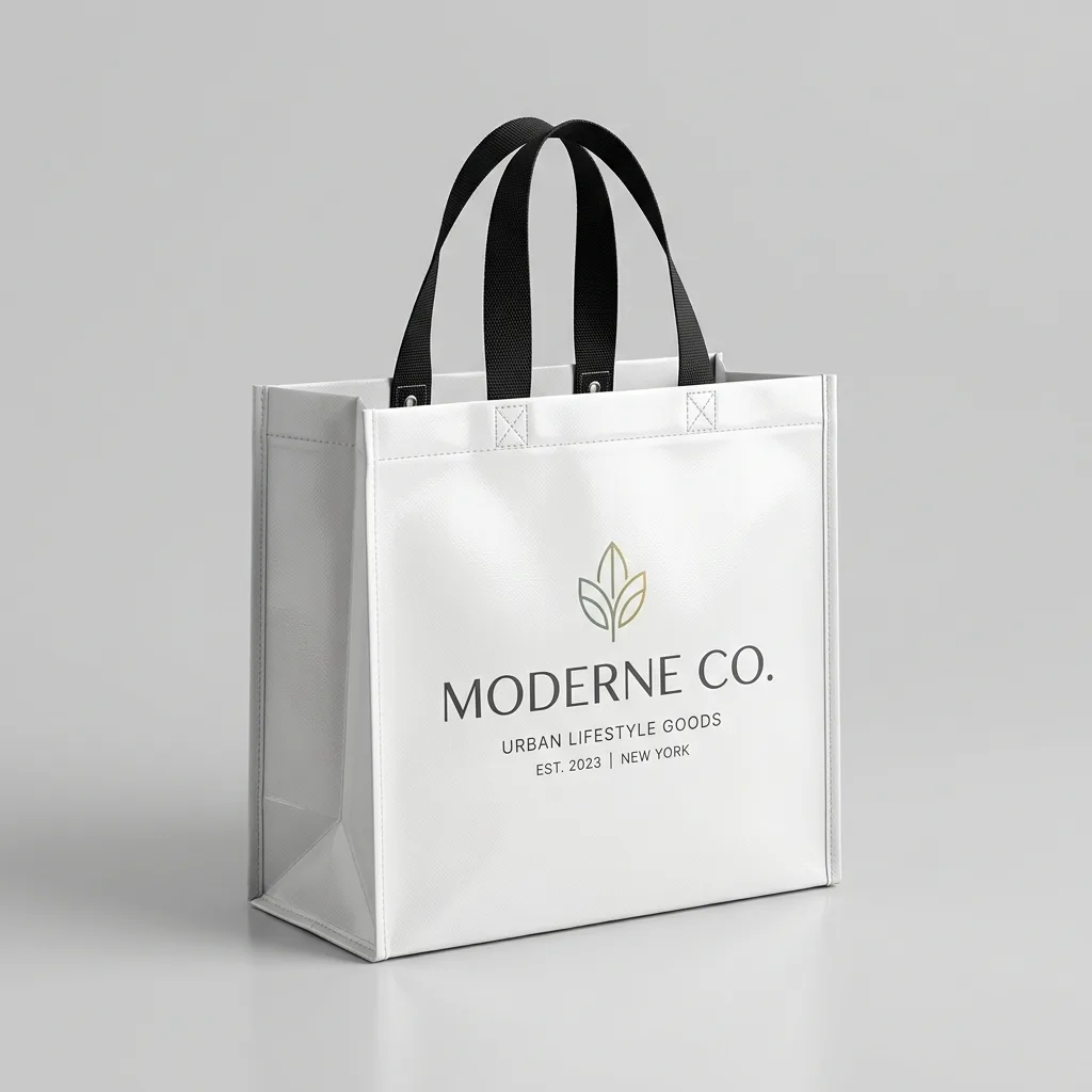Glossy Loop Handle Box Bag